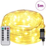 Casa si Gradina - Decoratiuni - Decoratiuni de sezon - Cablu luminos cu 120 LED Alb cald 5 m PVC - Infinity.ro