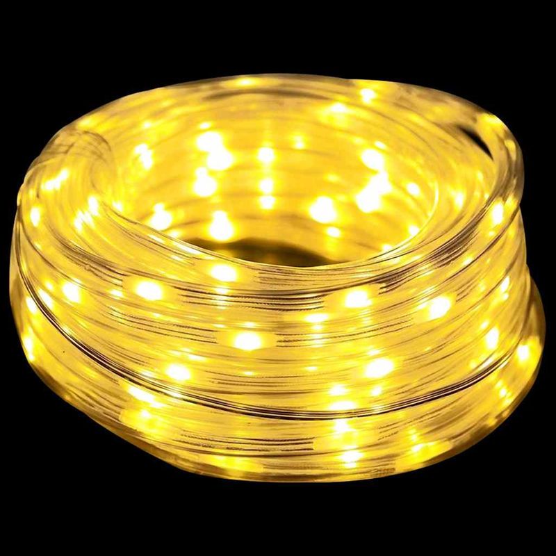 Casa si Gradina - Decoratiuni - Decoratiuni de sezon - Cablu luminos cu 120 LED Alb cald 5 m PVC - Infinity.ro
