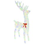 Casa si Gradina - Decoratiuni - Decoratiuni de sezon - Sanie cu ren colorat 70 x 26 x 128.5 cm Acril - Infinity.ro