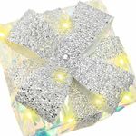 Casa si Gradina - Decoratiuni - Decoratiuni de sezon - Cutie cadou cu 60 LED 3 pcs Alb cald 20 x 20 x 20 cm PET - Infinity.ro