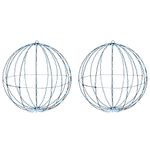Casa si Gradina - Decoratiuni - Decoratiuni de sezon - Decoratiune glob cu 384 LED 2 pcs Alb rece 60 cm Metal - Infinity.ro