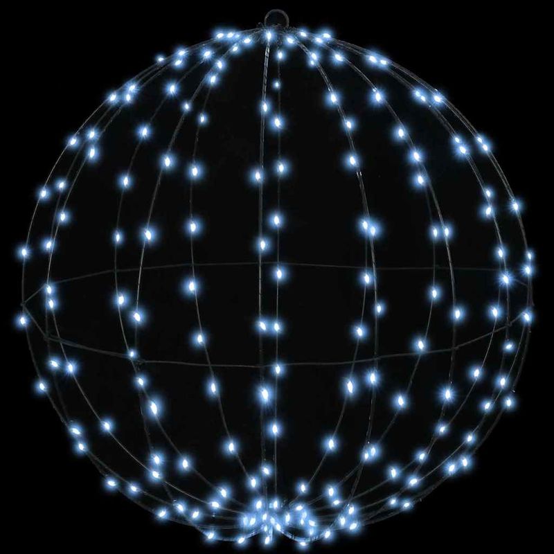 Casa si Gradina - Decoratiuni - Decoratiuni de sezon - Decoratiune glob cu 384 LED 2 pcs Alb rece 60 cm Metal - Infinity.ro