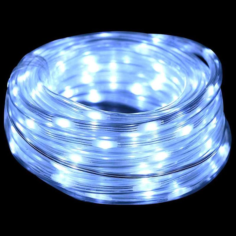 Casa si Gradina - Decoratiuni - Decoratiuni de sezon - Cablu luminos cu 480 LED Alb Rece 20 m PVC - Infinity.ro