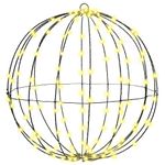 Casa si Gradina - Decoratiuni - Decoratiuni de sezon - Decoratiune glob cu 320 LED 2 pcs Alb cald 50 cm Metal - Infinity.ro