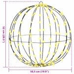 Casa si Gradina - Decoratiuni - Decoratiuni de sezon - Decoratiune glob cu 320 LED 2 pcs Alb cald 50 cm Metal - Infinity.ro