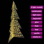 Casa si Gradina - Decoratiuni - Decoratiuni de sezon - Brad de Craciun cu 240 LED Alb cald 180 cm PET - Infinity.ro