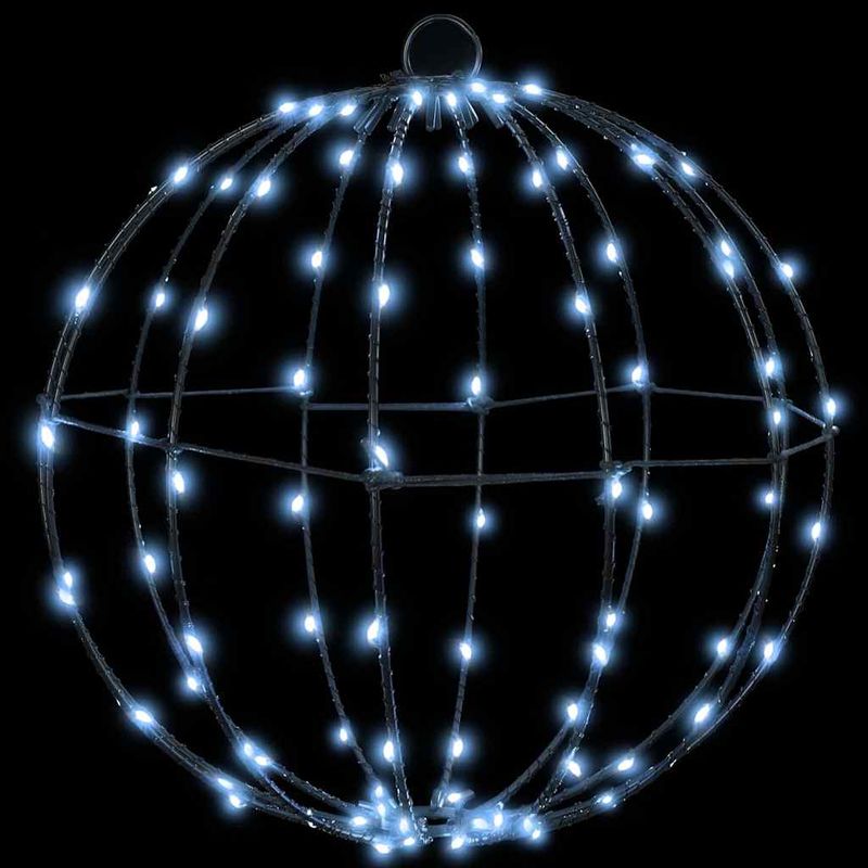 Casa si Gradina - Decoratiuni - Decoratiuni de sezon - Decoratiune glob cu 192 LED 2 pcs Alb rece 30 cm Metal - Infinity.ro