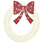 Casa si Gradina - Decoratiuni - Decoratiuni de sezon - Coroana cu lumini cu banda LED Alb cald 75 cm Acril - Infinity.ro