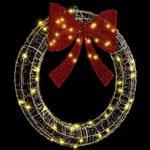 Casa si Gradina - Decoratiuni - Decoratiuni de sezon - Coroana cu lumini cu banda LED Alb cald 75 cm Acril - Infinity.ro