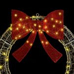 Casa si Gradina - Decoratiuni - Decoratiuni de sezon - Coroana cu lumini cu banda LED Alb cald 75 cm Acril - Infinity.ro