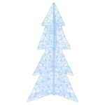 Casa si Gradina - Decoratiuni - Decoratiuni de sezon - Brad de Craciun cu 160 LED Alb Rece 150 cm Acril - Infinity.ro