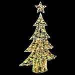 Casa si Gradina - Decoratiuni - Decoratiuni de sezon - Brad de Craciun cu 120 LED Alb cald 120 cm PET - Infinity.ro