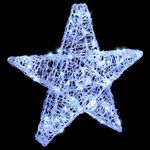 Casa si Gradina - Decoratiuni - Decoratiuni de sezon - Stea 3D cu 50 LED Alb rece 55 x 53.5 x 10 cm Acril - Infinity.ro