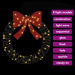Casa si Gradina - Decoratiuni - Decoratiuni de sezon - Coroana cu 60 LED Alb cald 75 cm Ratan - Infinity.ro