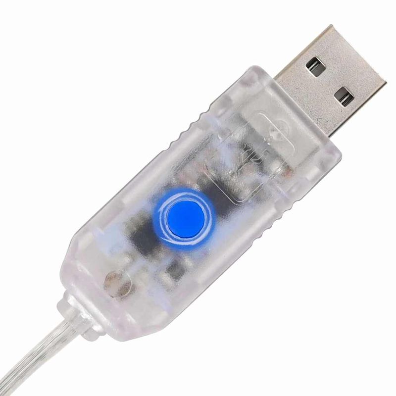 Casa si Gradina - Decoratiuni - Decoratiuni de sezon - Brad de Craciun cu 240 LED albastru 180 cm Acril - Infinity.ro