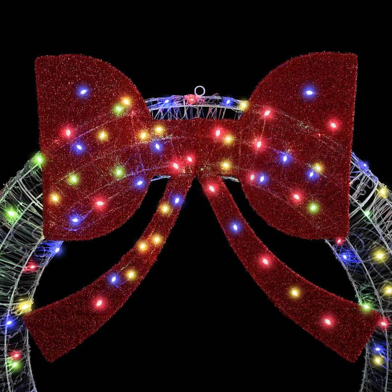 Casa si Gradina - Decoratiuni - Decoratiuni de sezon - Coroana cu lumini cu banda LED Multicolour 75 cm Acril - Infinity.ro