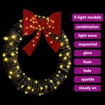 Casa si Gradina - Decoratiuni - Decoratiuni de sezon - Coroana cu 80 LED Alb cald 90 cm Ratan - Infinity.ro