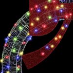 Casa si Gradina - Decoratiuni - Decoratiuni de sezon - Coroana cu lumini cu banda LED Multicolour 90 cm Acril - Infinity.ro