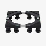 Electronice si Electrocasnice - Masini de spalat vase - Accesorii masini de spalat vase - Suport cu 12 picioare pentru masina spalat, aragaz, frigider, Inaltime,lungime,latime ajustabila, Sustinere 300kg, Negru - Infinity.ro