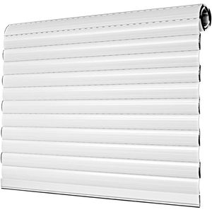 Rulou exterior pentru ferestre Italbox, manual cu chinga, aluminiu cu spuma, 150x110 cm, caseta aluminiu 13,7x13,7 cm