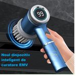 Electronice si Electrocasnice - Ingrijirea locuintei - Mopuri electrice - Perie de curatare electrica multifunctionala, portabila, ideala pentru bucatarie si baie, wireless, 5 perii accesoriu - Infinity.ro