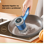 Electronice si Electrocasnice - Ingrijirea locuintei - Mopuri electrice - Perie de curatare electrica multifunctionala, portabila, ideala pentru bucatarie si baie, wireless, 5 perii accesoriu - Infinity.ro