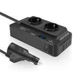 Auto si Moto - Reparatii si depanare - Invertoare auto - Invertor auto de tensiune, de la priza tip bricheta de 12V la 230V, 200W,  protectii multiple, ventilator - Infinity.ro