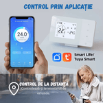Casa si Gradina - Termice - Centrale termice si accesorii - Accesorii incalzire - Termostat de ambient inteligent BIRAI® EcoTherm Controlat Prin Internet/Smartphone Programabil WiFi din Aplicatie - Infinity.ro