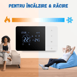 Casa si Gradina - Termice - Centrale termice si accesorii - Accesorii incalzire - Termostat de ambient inteligent BIRAI® EcoTherm Controlat Prin Internet/Smartphone Programabil WiFi din Aplicatie - Infinity.ro