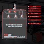 Auto si Moto - Reparatii si depanare - Scule auto - Scule si truse auto - Detector scurgeri cu fum Solary SD405 – aparat de depistare a pierderilor in EVAP/admisie/evacuare, 12V DC, debit 8 L/m - Infinity.ro