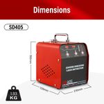 Auto si Moto - Reparatii si depanare - Scule auto - Scule si truse auto - Detector scurgeri cu fum Solary SD405 – aparat de depistare a pierderilor in EVAP/admisie/evacuare, 12V DC, debit 8 L/m - Infinity.ro