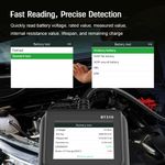 Auto si Moto - Reparatii si depanare - Scule auto - Testere si multimetre - Tester baterii auto Techstar BT310, 12V/24V, afisaj color 2.8", test CCA, SOC/SOH, rezistenta interna, test incarcare - Infinity.ro