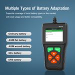 Auto si Moto - Reparatii si depanare - Scule auto - Testere si multimetre - Tester baterii auto Techstar BT310, 12V/24V, afisaj color 2.8", test CCA, SOC/SOH, rezistenta interna, test incarcare - Infinity.ro