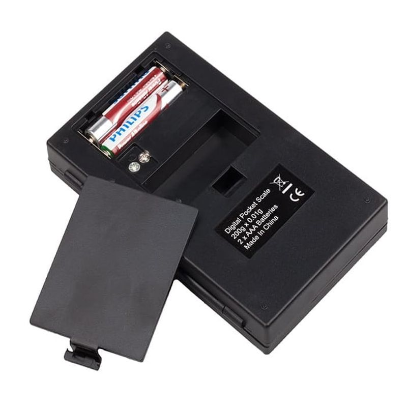 Casa si Gradina - Constructii - Depozitare, transport si protectie - Cantare electronice comerciale - Cantar digital de buzunar DEPOX®, Special Weight, afisaj LCD, protectie plastic, 13 cm, 0.01 g-200 g, negru - Infinity.ro