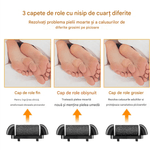 Ingrijire personala si Cosmetice - Aparate & accesorii ingrijire personala - Aparate cosmetice - Aparate pentru manichiura-pedichiura - Pila electrica set 10 bucati pentru talpi si calcaie Arvada® DrSkin V-601, Display Digital, Led - Infinity.ro