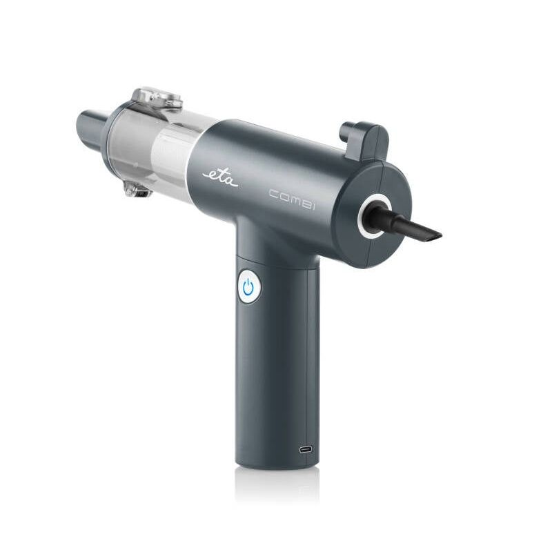 Electronice si Electrocasnice - Ingrijirea locuintei - Aspiratoare - Aspirator de mana multifunctional ETA COMBI 0426 90000, motor BLDC digital 110 W, Li-Ion 10.8 V / 2000 mAh, negru - Infinity.ro