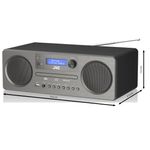 TV, Audio-Video si Foto - Home cinema si Soundbar - Sisteme audio - Sistem audio JVC ALL-IN-ONE RD-E861B-DAB, Tuner Digital Dab+/FM, 10 W RMS, Unitate CD, USB, Bluetooth 5.0, negru/gri - Infinity.ro