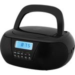 TV, Audio-Video si Foto - Portabile audio - Radio - Radio CD Player ECG CDR 550, 2 x 1.5 W RMS, tuner FM cu memorie 40 de posturi,USB, negru - Infinity.ro