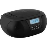 TV, Audio-Video si Foto - Portabile audio - Radio - Radio CD Player ECG CDR 550, 2 x 1.5 W RMS, tuner FM cu memorie 40 de posturi,USB, negru - Infinity.ro