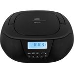 TV, Audio-Video si Foto - Portabile audio - Radio - Radio CD Player ECG CDR 550, 2 x 1.5 W RMS, tuner FM cu memorie 40 de posturi,USB, negru - Infinity.ro