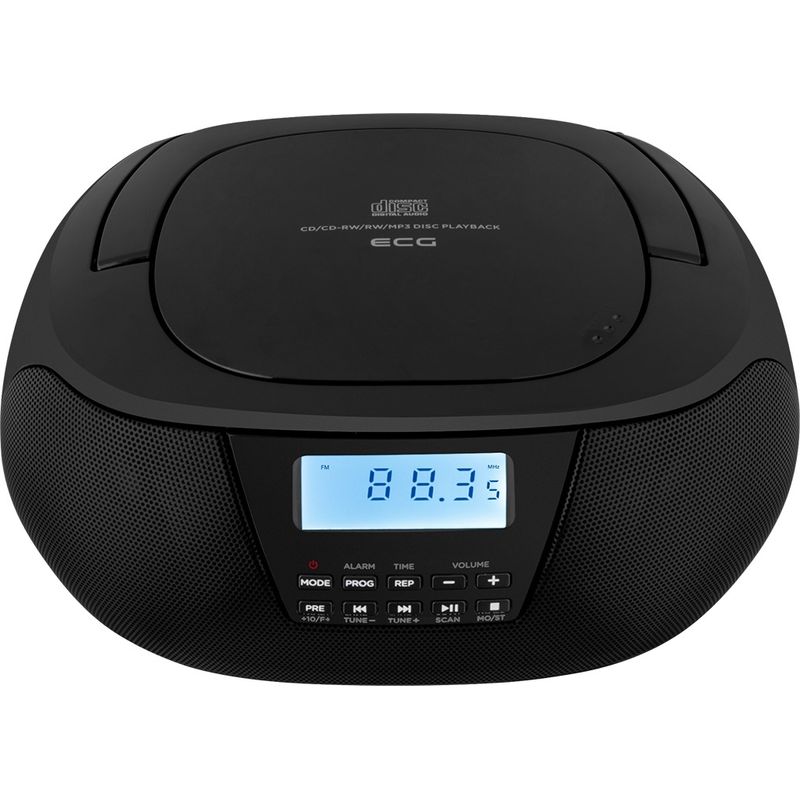TV, Audio-Video si Foto - Portabile audio - Radio - Radio CD Player ECG CDR 550, 2 x 1.5 W RMS, tuner FM cu memorie 40 de posturi,USB, negru - Infinity.ro