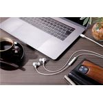 TV, Audio-Video si Foto - Portabile audio - Casti audio - Casti JVC HA-FR29UC-W-U, Cu fir, In-Ear, Microfon, USB-C, Functie Mod Sunet, Husa, alb - Infinity.ro