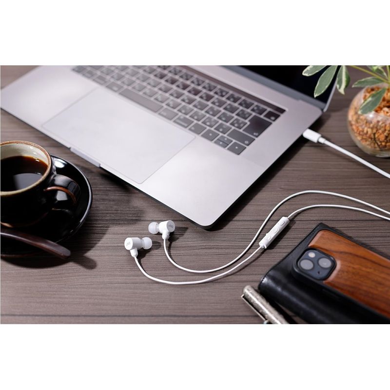 TV, Audio-Video si Foto - Portabile audio - Casti audio - Casti JVC HA-FR29UC-W-U, Cu fir, In-Ear, Microfon, USB-C, Functie Mod Sunet, Husa, alb - Infinity.ro