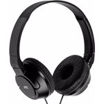 PC, gaming si accesorii - Periferice PC - Casti PC - Casti Over the Ear JVC HA-S180B-E-F, Cu fir, Deep Bass, Mini-jack de 3.5 mm, Negru - Infinity.ro