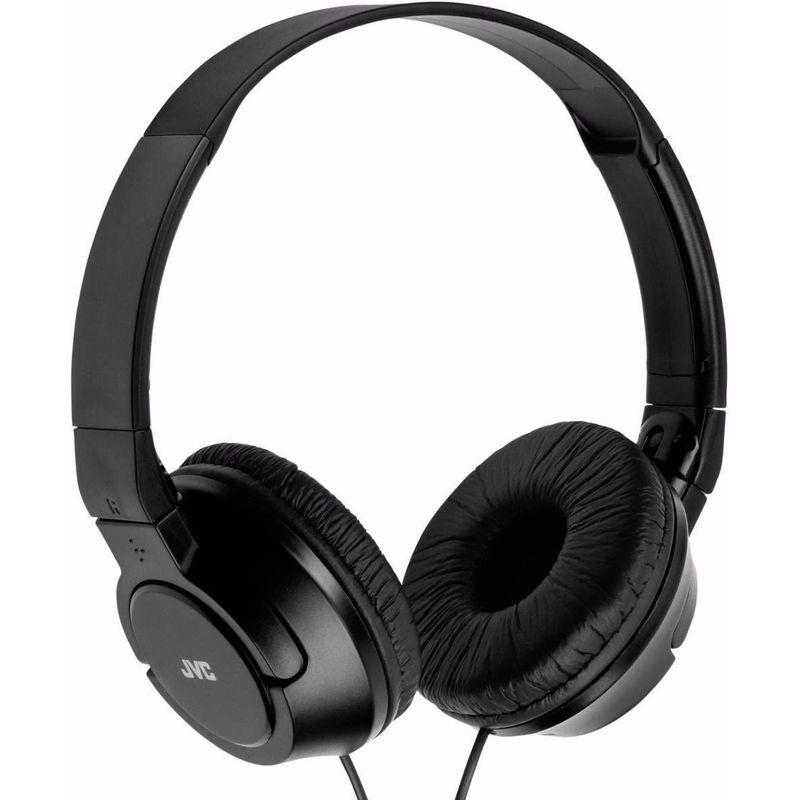 PC, gaming si accesorii - Periferice PC - Casti PC - Casti Over the Ear JVC HA-S180B-E-F, Cu fir, Deep Bass, Mini-jack de 3.5 mm, Negru - Infinity.ro