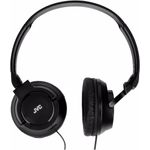 PC, gaming si accesorii - Periferice PC - Casti PC - Casti Over the Ear JVC HA-S180B-E-F, Cu fir, Deep Bass, Mini-jack de 3.5 mm, Negru - Infinity.ro