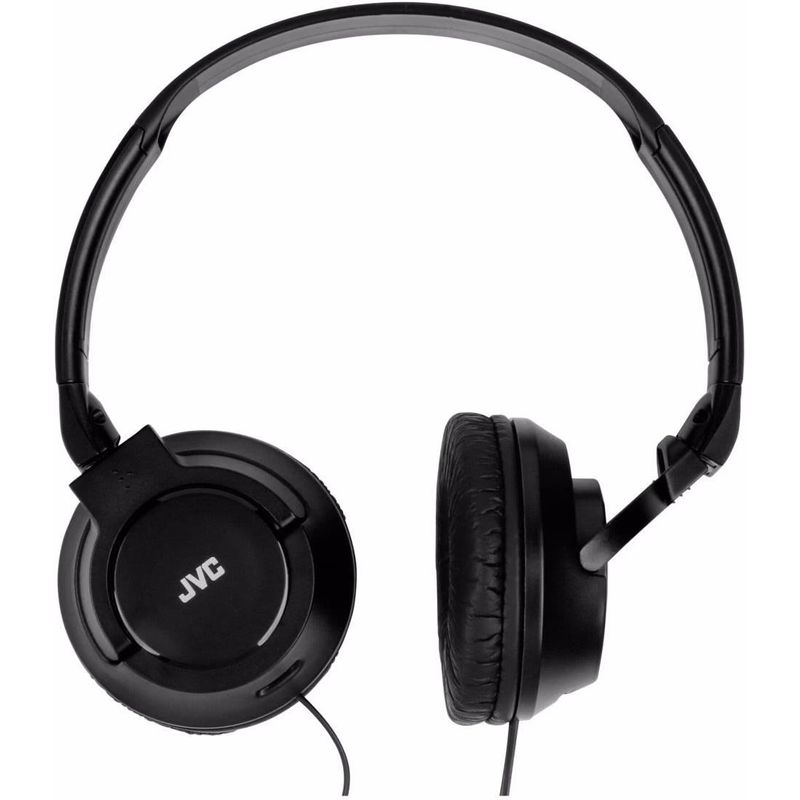 PC, gaming si accesorii - Periferice PC - Casti PC - Casti Over the Ear JVC HA-S180B-E-F, Cu fir, Deep Bass, Mini-jack de 3.5 mm, Negru - Infinity.ro