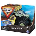 Jucarii, Copii si Bebe - Jucarii si jocuri - Vehicule si jucarii cu telecomanda - Masinute - Monster jam soldier fortune seria click flip scara 1 la 43 - Infinity.ro
