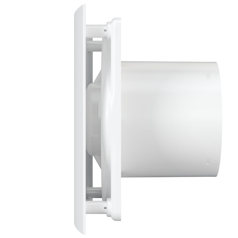 Casa si Gradina - Sanitare - Suporturi si accesorii baie - Sisteme de ventilatie - Ventilator de perete VentEurope PLACE100, patrat, diametru 100 mm, debit 90 mc/h, 14W, IP24, silentios, Alb - Infinity.ro