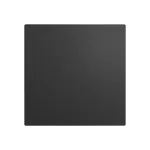 Casa si Gradina - Sanitare - Suporturi si accesorii baie - Sisteme de ventilatie - Panou decorativ din sticla VentEurope PAGM4/5B, compatibil cu ventilatoarele EON, 179x179 mm, design modern, Negru mat - Infinity.ro